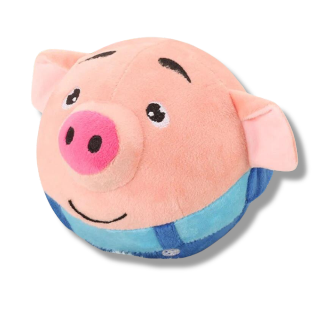 Interactive Bouncing Piggy Dog Toy