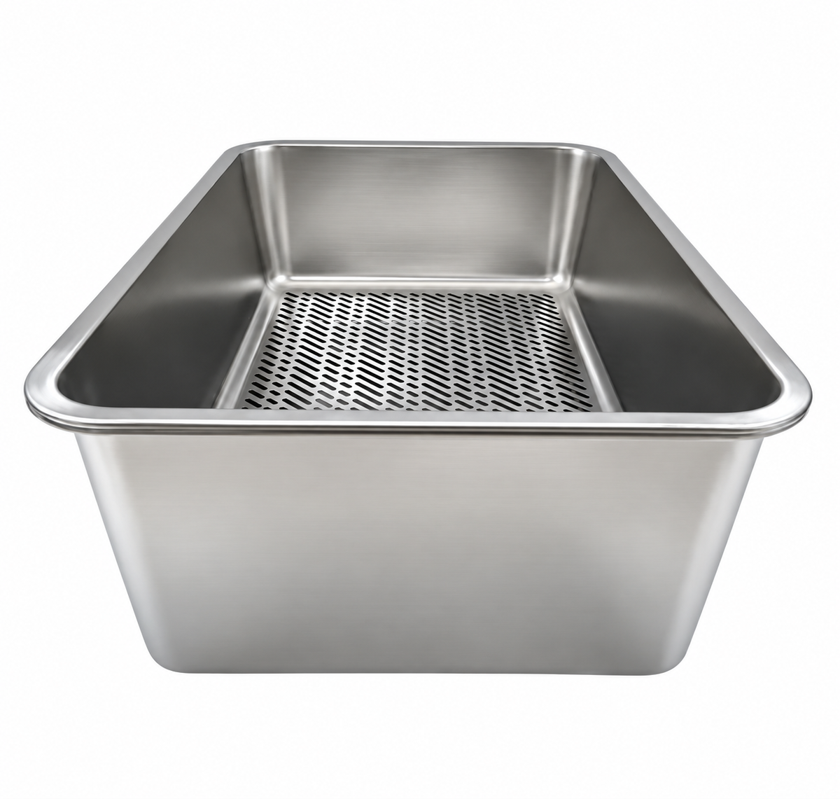 Stainless Steel Sifting Cat Litter Box