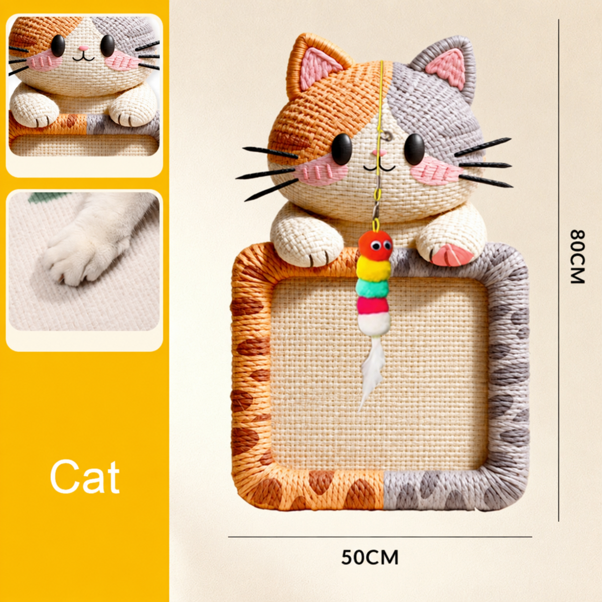 Self-Adhesive Cat Scratching Mat