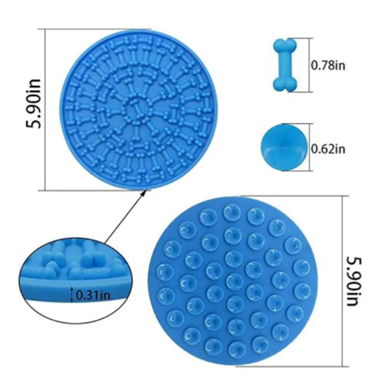 Dog Lick Mat – Silicone Calming & Training Pad