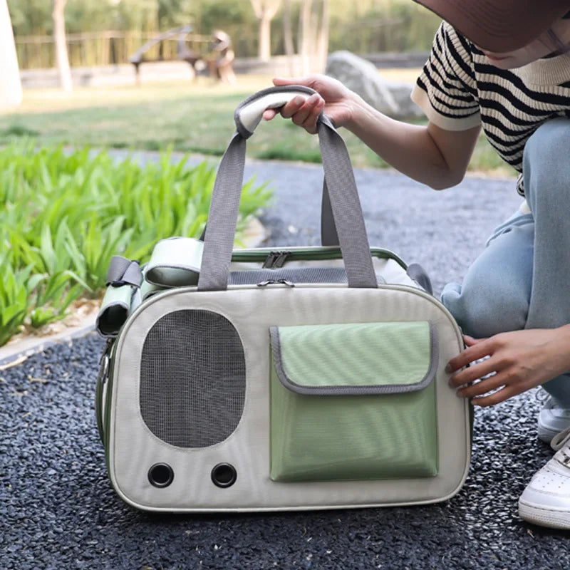 Portable Pet Carrier Backpack For Cats & Small Dogs