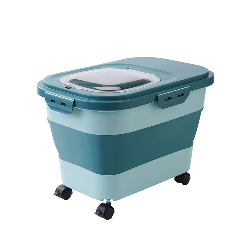 Foldable Airtight Pet Food & Grain Storage Container
