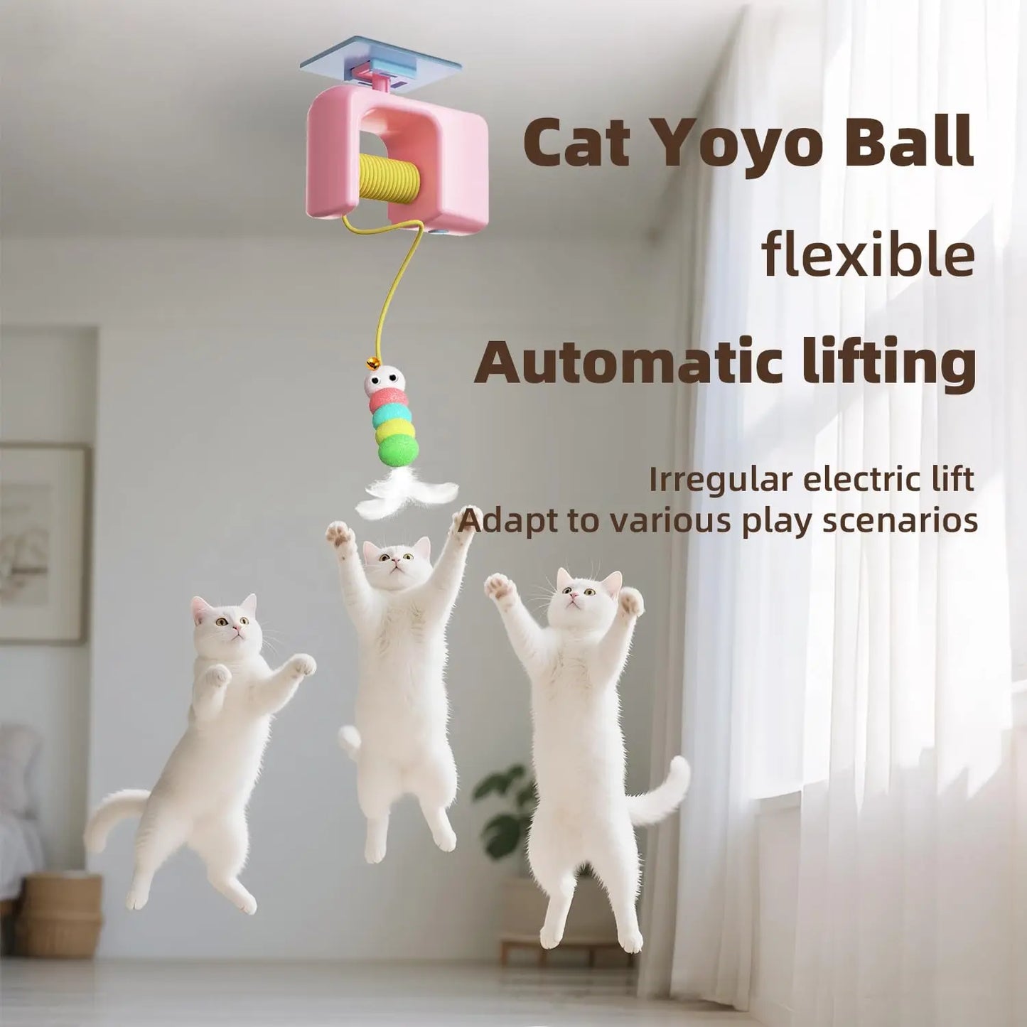 Smart Electric Cat Teaser – Interactive Hanging Door Toy