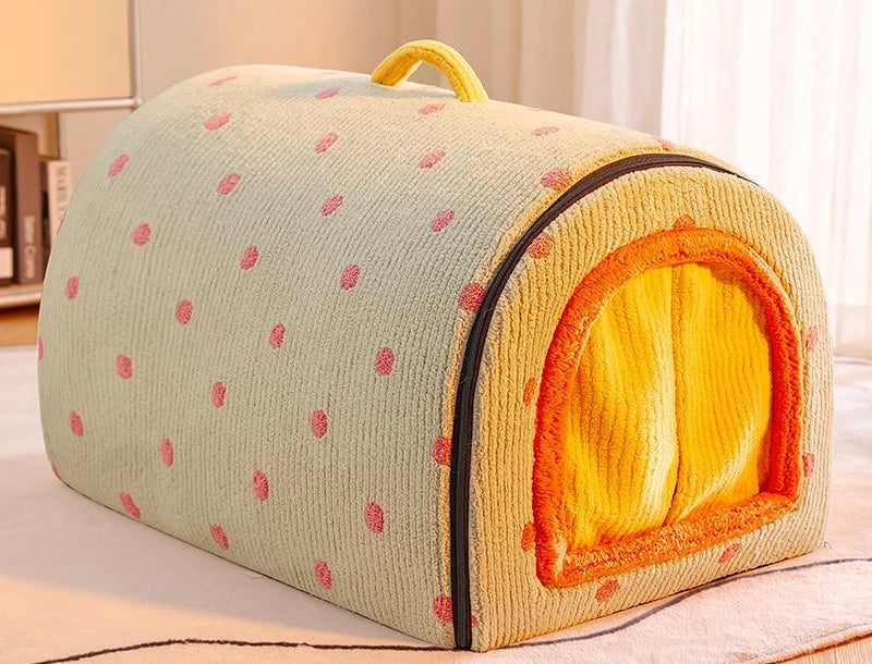 SnugNest Cozy Pet House Bed
