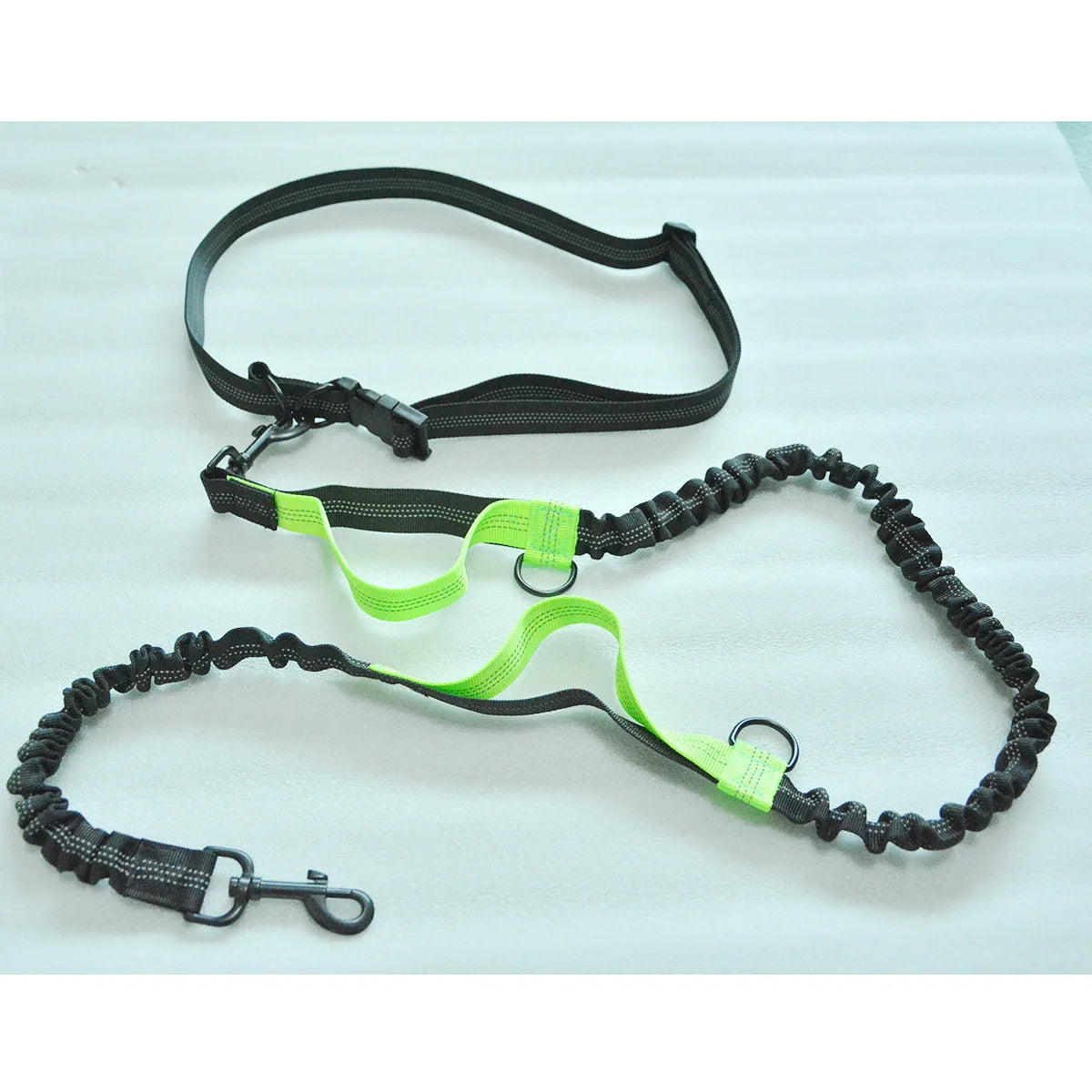 Reflective Dual-Elastic Hands-Free Dog Leash