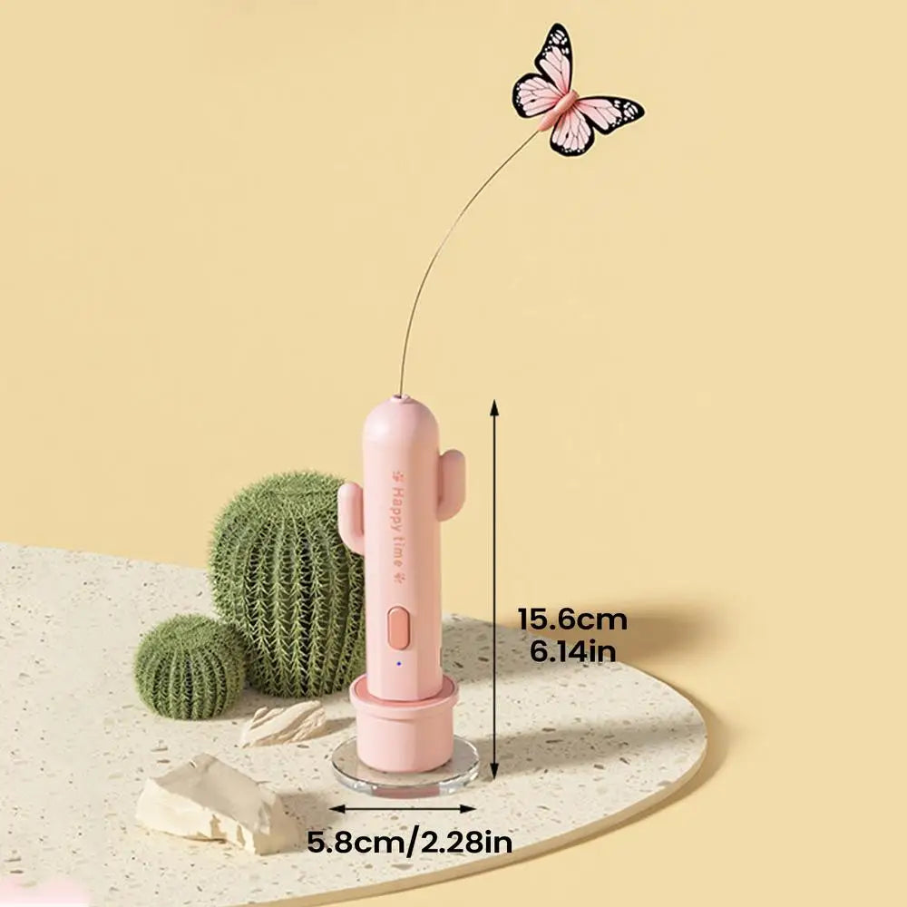 PounceSpin - 2-Mode Rechargeable Interactive Cat Toy
