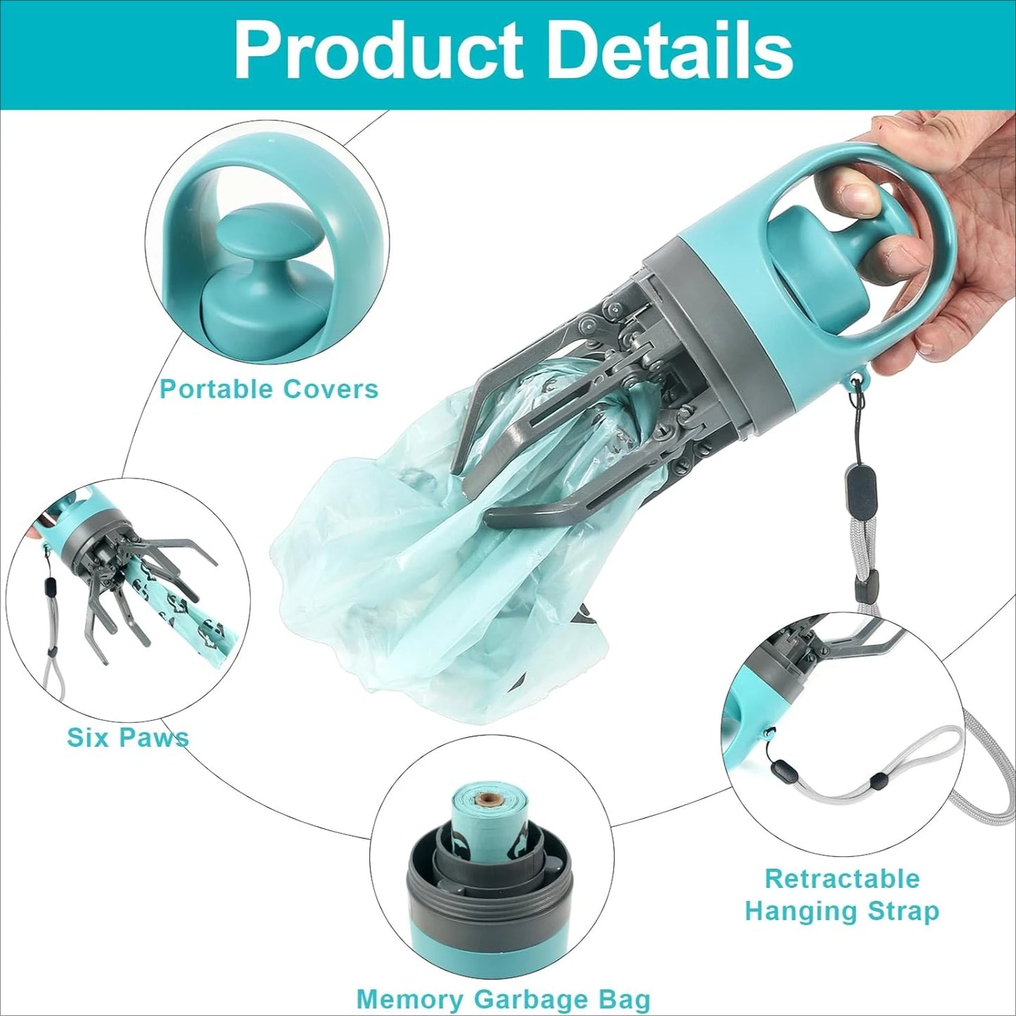 SmartScooper - 3-in-1 Dog Poop Scooper Set