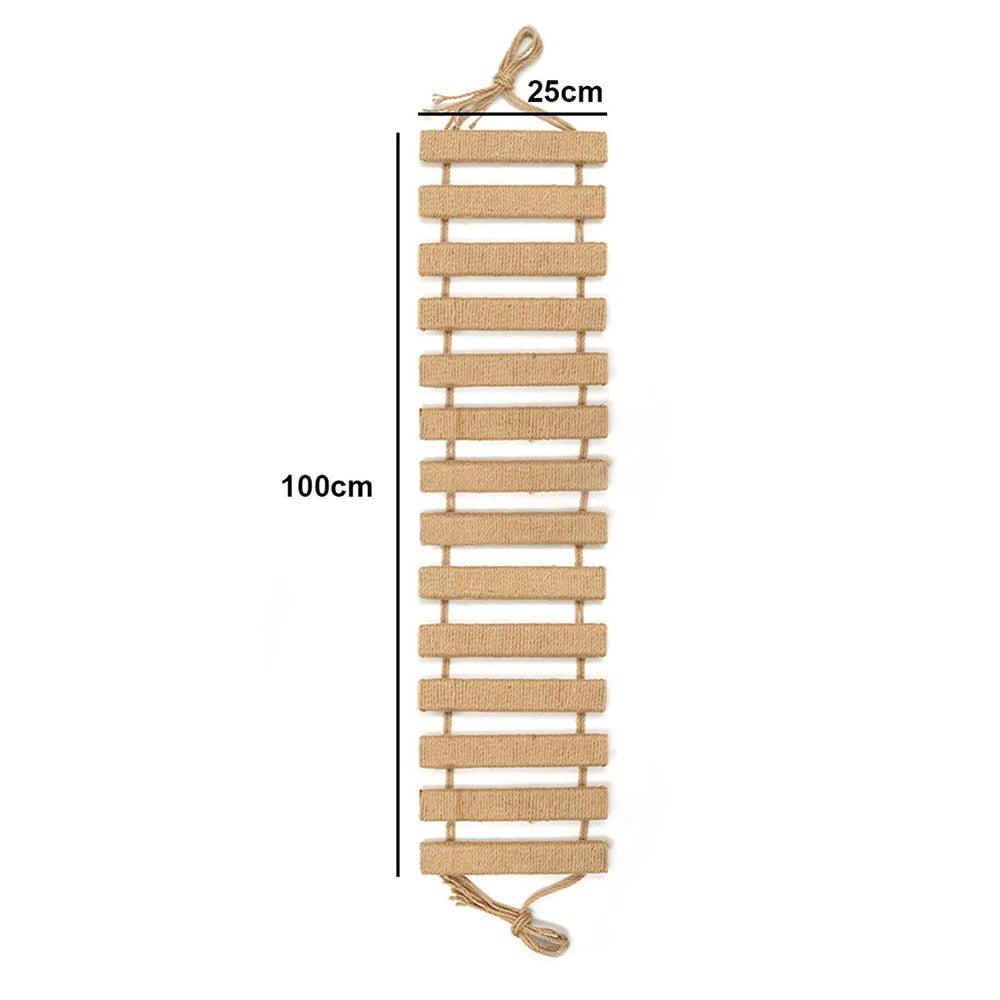 ClimbPaws - Wooden Sisal Cat Climbing Bridge & Ladder