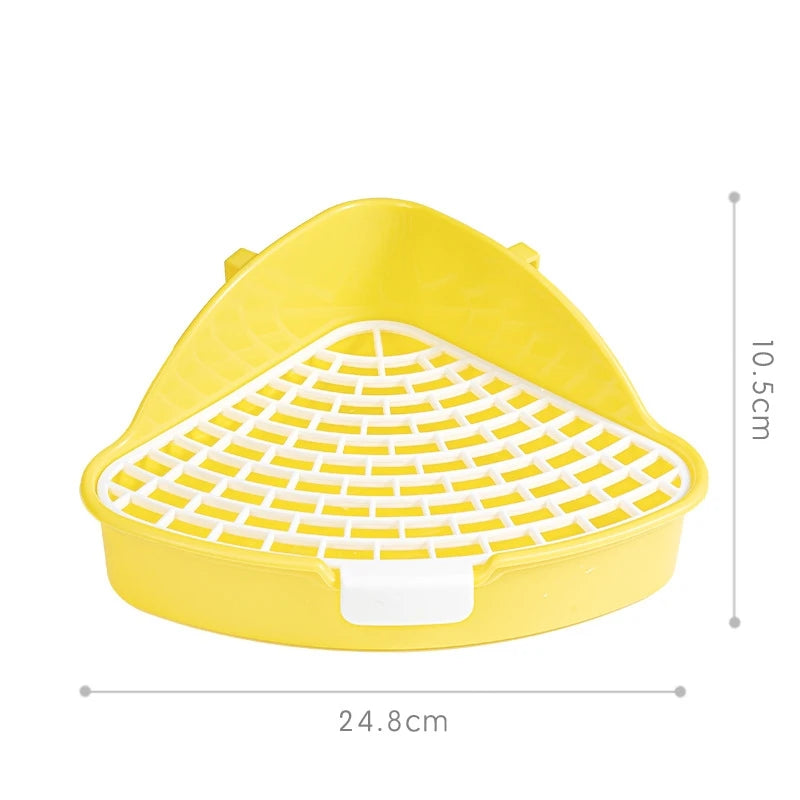 Rabbit Litter Box - Corner Toilet Box for Small Pets