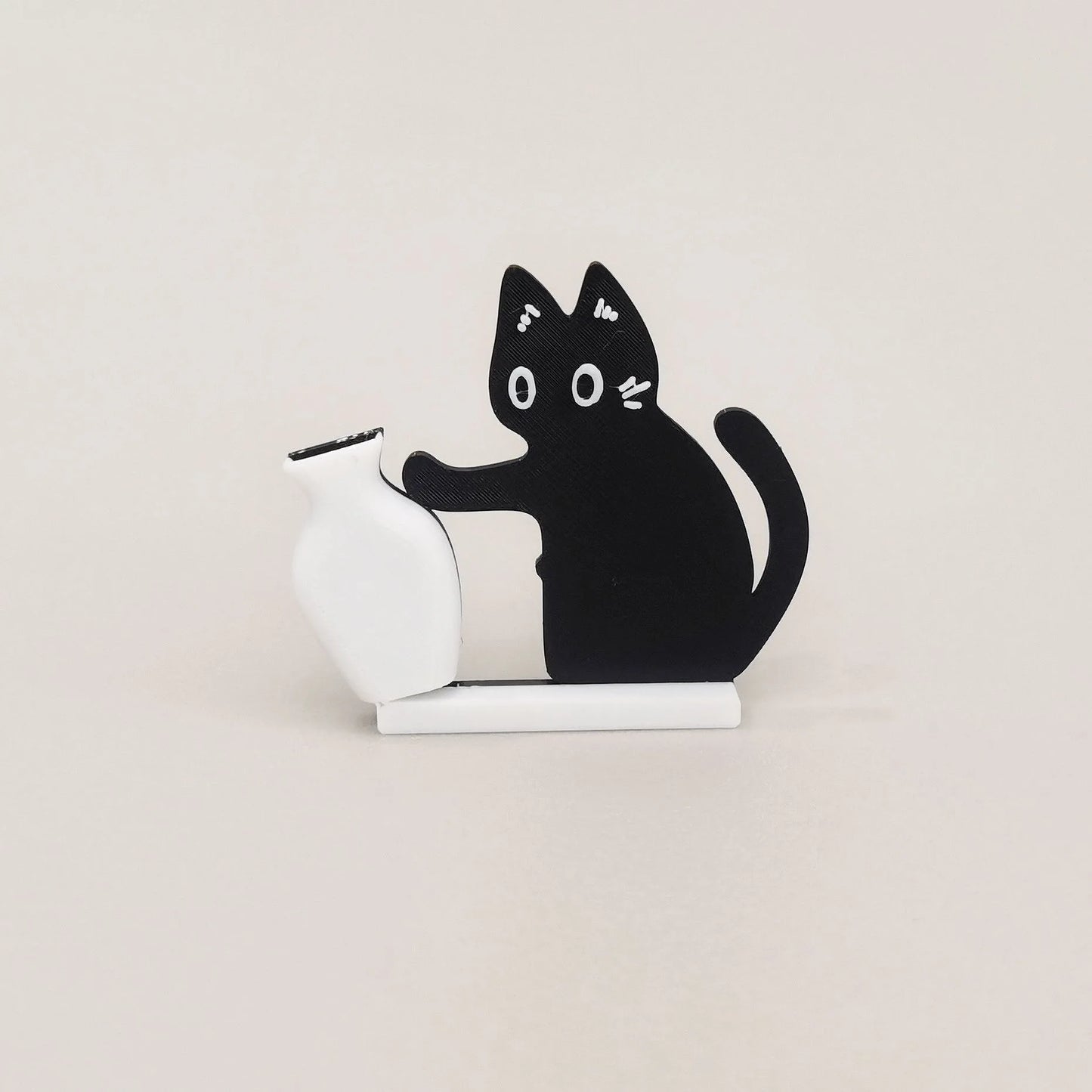 WhiskerKeeper Cat Vase Fridge Magnet