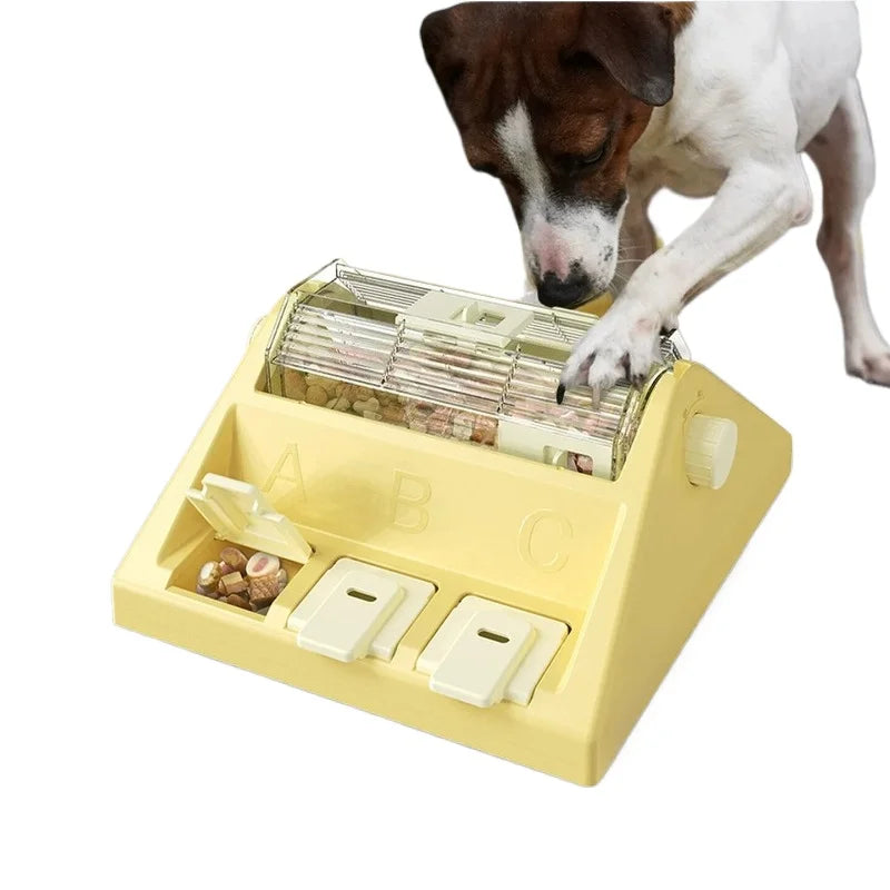 Slow Feeder Dog Puzzle Toy – Hide & Seek Treat Dispenser