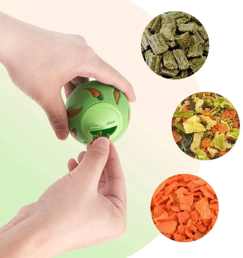 Rabbit Treat Ball – Interactive Snack Dispensing Toy