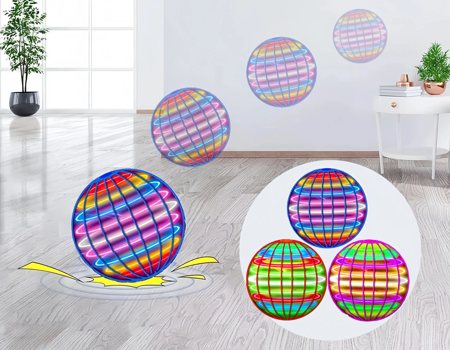PurrGlobe – Interactive LED Cat Toy Ball