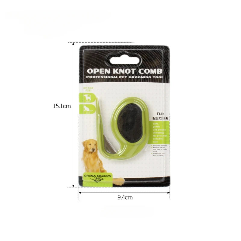 Open Knot Pet Comb – Effortless Grooming for Cats & Dogs