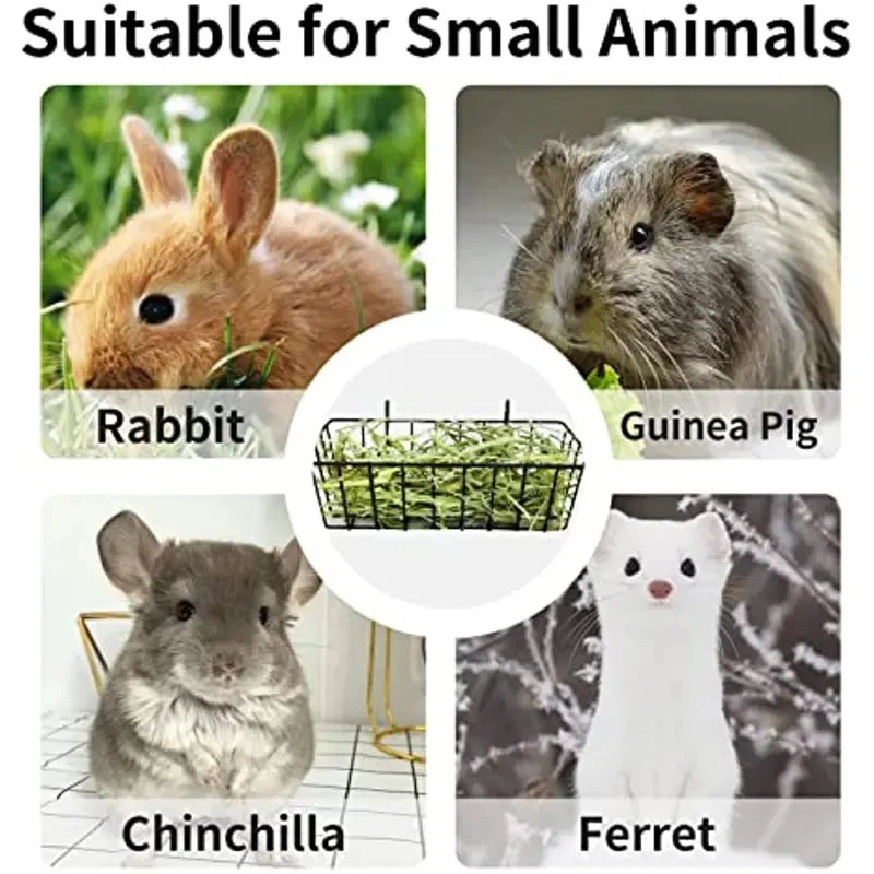Rabbit Food Basket – Grass Rack Hay Feeder for Rabbits