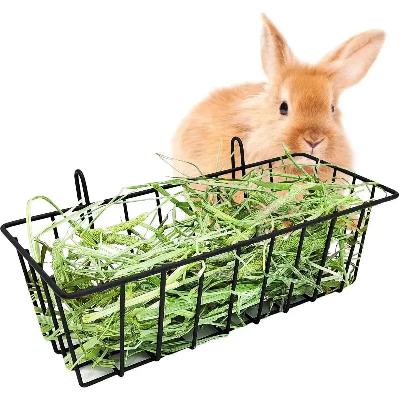 Rabbit Food Basket โ Grass Rack Hay Feeder for Rabbits