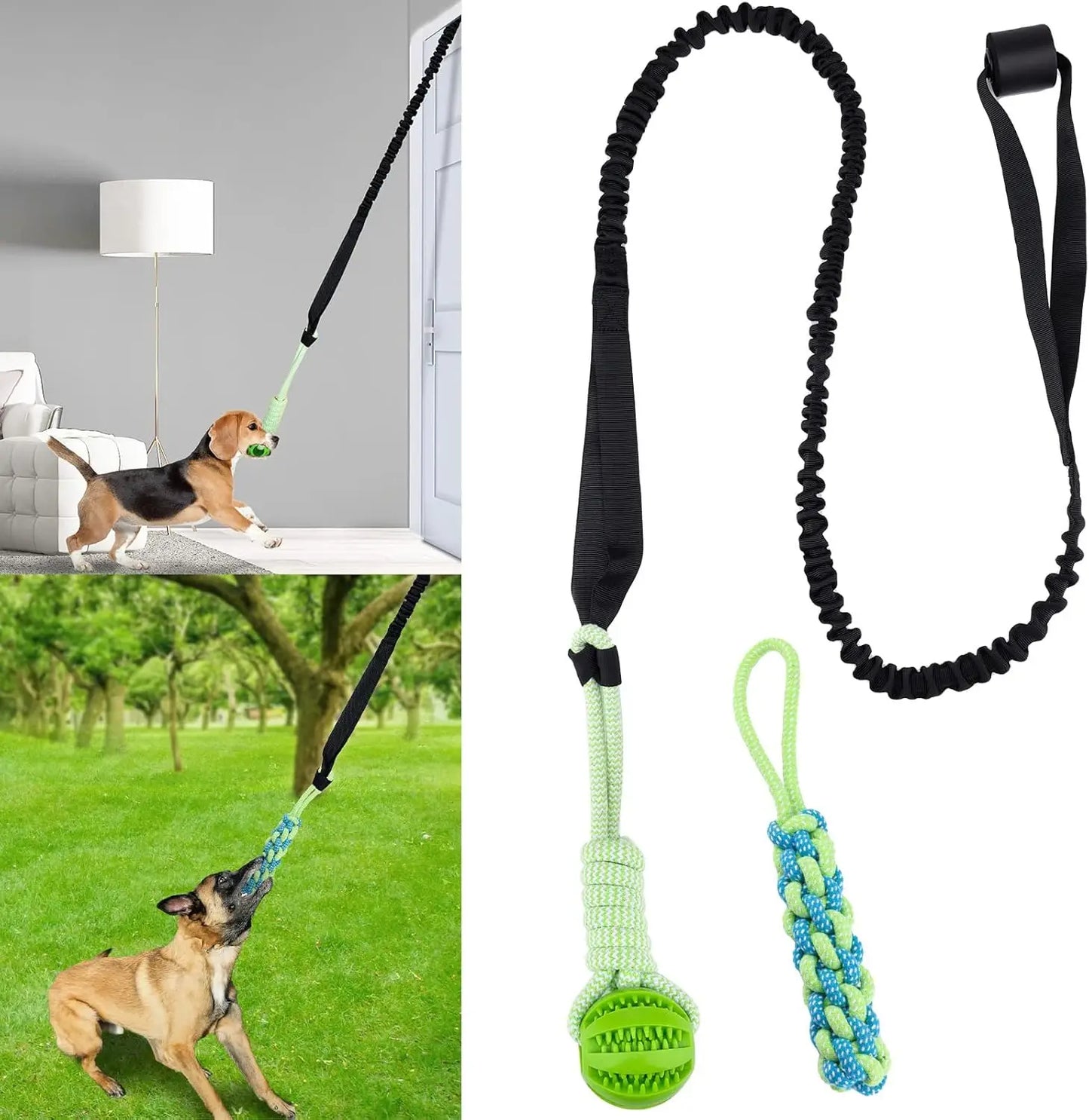TugPro - Interactive Bungee Rope Toy for Dogs