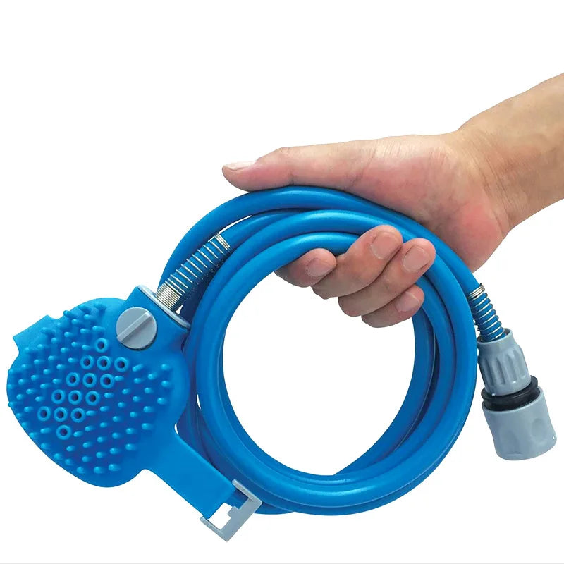 SudsBrush β Pet Shower Brush with Long Hose πΏπ