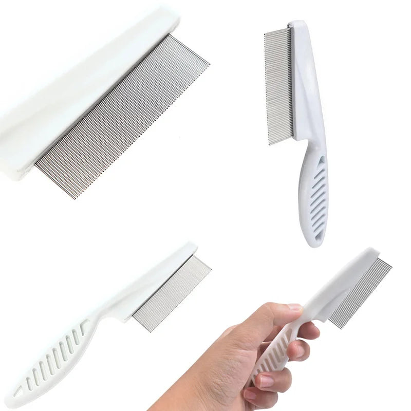 Rabbit Grooming Brush – Small Pet Hair Remover & Flea Comb