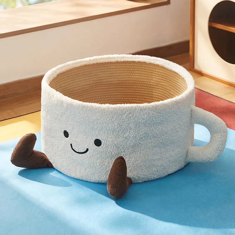 Coffee Cup Cosy Pet Bed