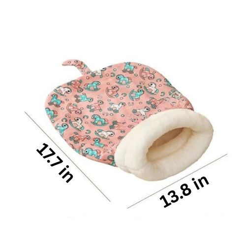 Cat Sleeping Bag – Fluffy Winter Nest Bed for Cats & Small Dogs