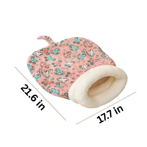 Cat Sleeping Bag – Fluffy Winter Nest Bed for Cats & Small Dogs