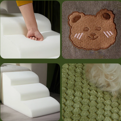 Memory Foam Pet Stairs