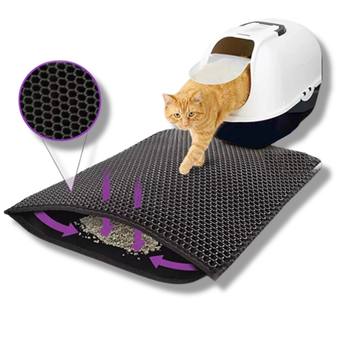 Double-Layered Cat Litter Mat