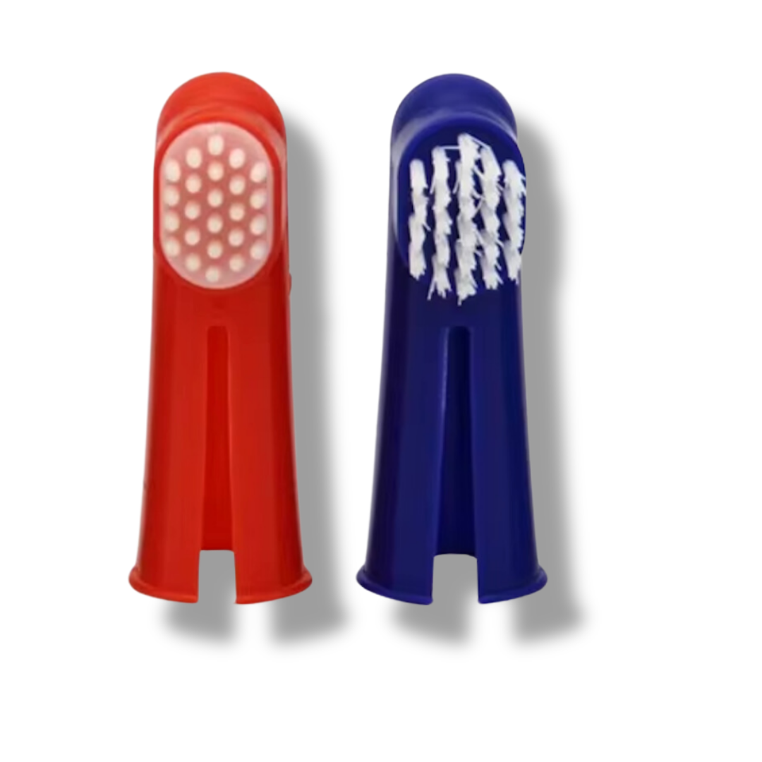 3 Pcs Soft Pet Finger Toothbrush für Dogs