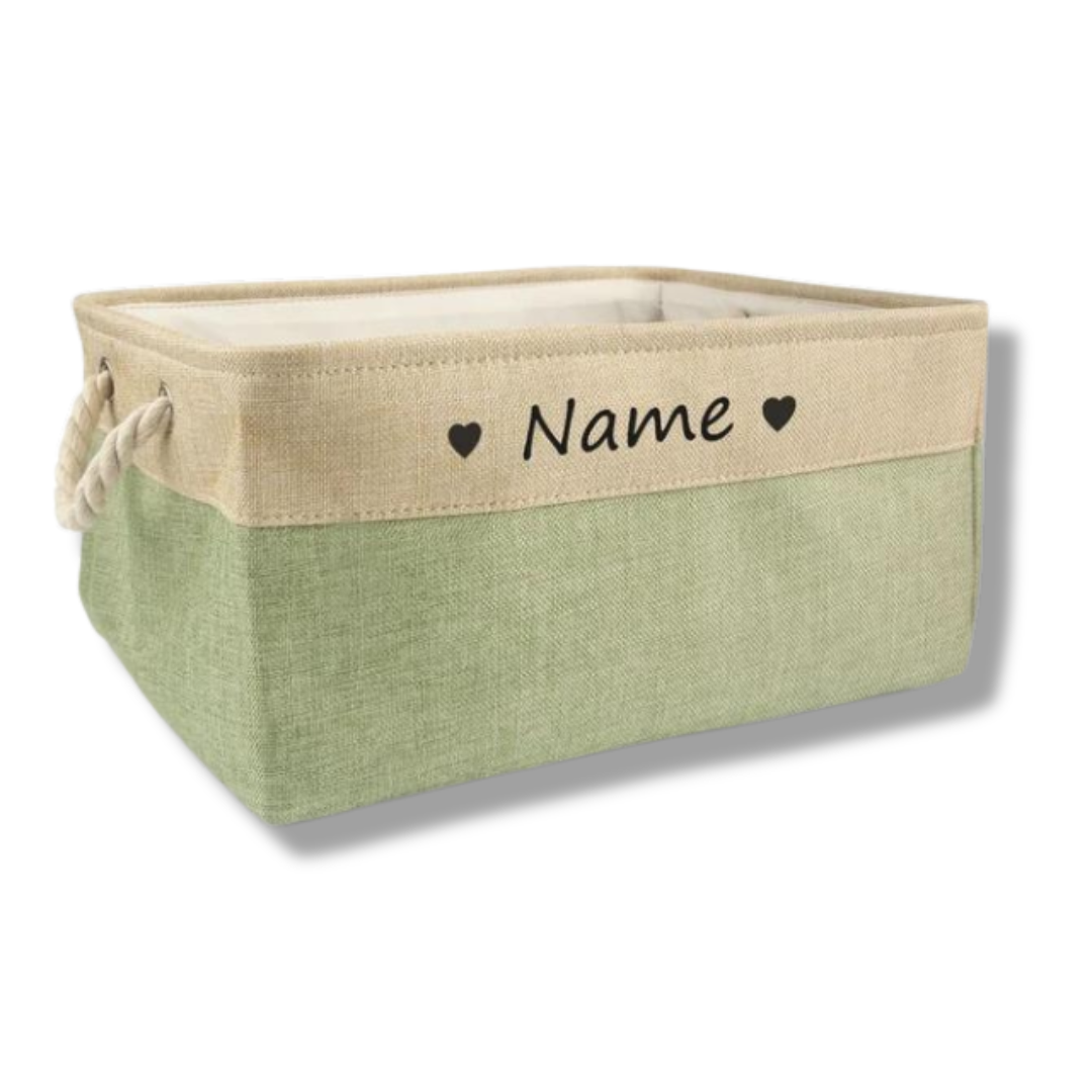 Personalized Pet Toy Basket