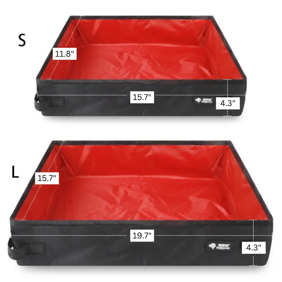 Portable Folding Cat Litter Box
