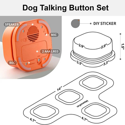 Dog Communication Recording Button