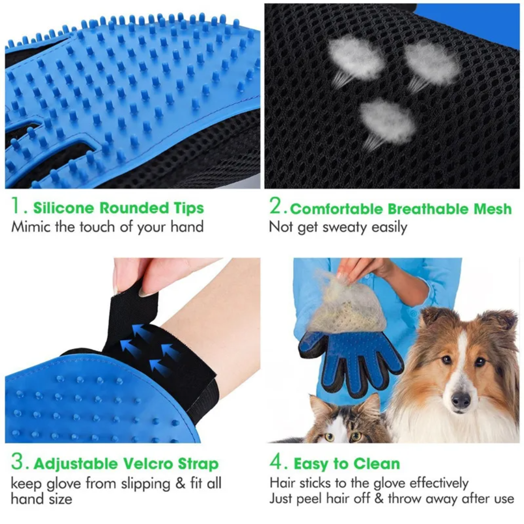 Rubber Pet Bath Brush