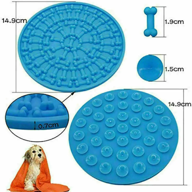 StickyPaw Dog Lick Mat – Suction Slow Feeder for Dogs & Cats