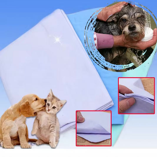 Pet Drying Towel with Bucket