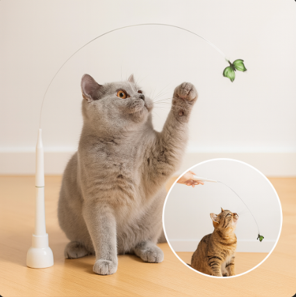 PawWhirl – Automatic Electric Cat Teaser Toy