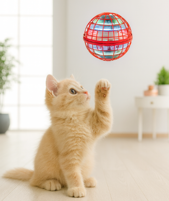 PurrGlobe – Interactive LED Cat Toy Ball