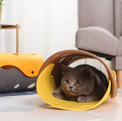 FeltFusion Cat Tunnel – Modular Fun, Cozy Adventures
