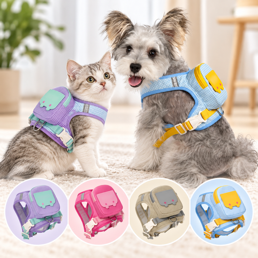 Soft Reflective Pet Harness 🐾