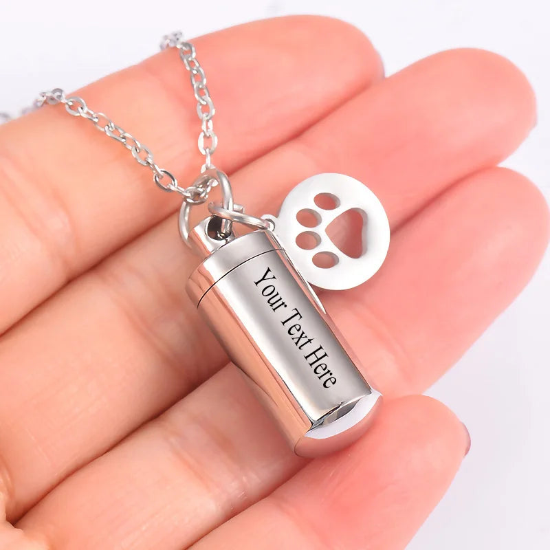 Pet Memorial Urn Necklace