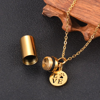 Pet Memorial Urn Necklace