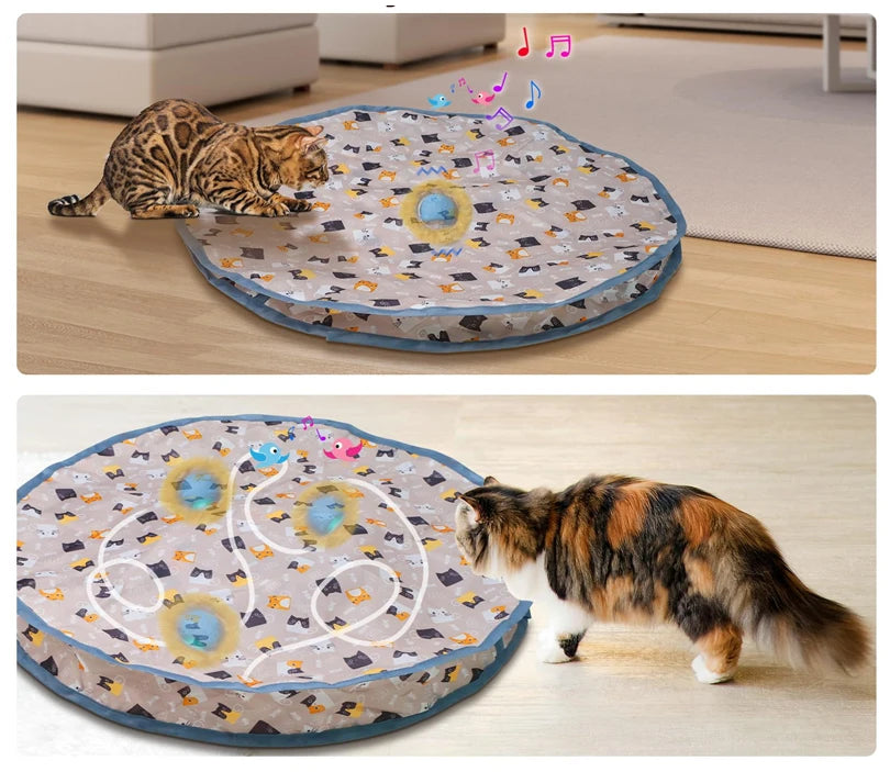 Hide & Seek Rolling Cat Toy Set