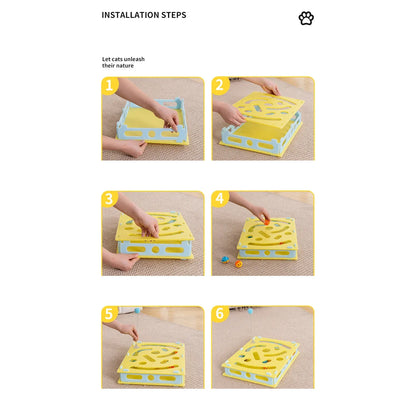 WhiskerPlay - Interactive Cat Puzzle Box