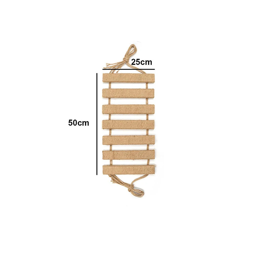 ClimbPaws - Wooden Sisal Cat Climbing Bridge & Ladder