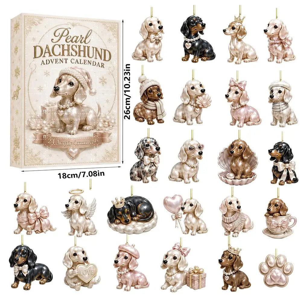 PearlPup 24-Day Dachshund Advent Calendar