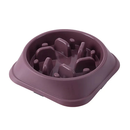Pet Slow Feeding Bowl - Anti-Choking, Non-Slip Bowl for Cats & Dogs