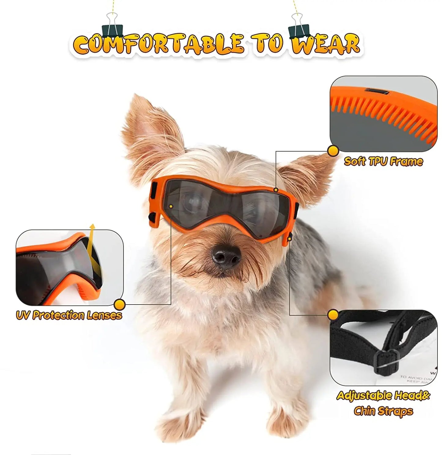 Dog Goggles – UV Protection Sunglasses