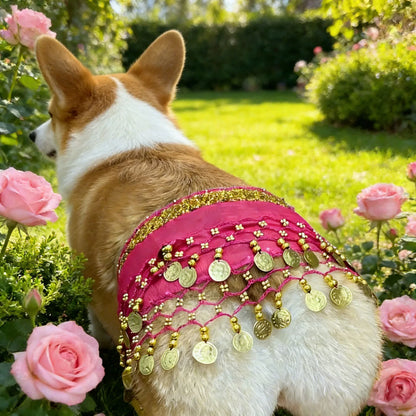 DanceTail – Sequin Pet Belly Dance Skirt 💃🐶