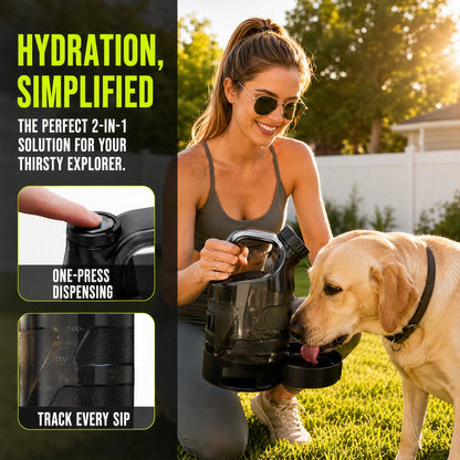 Portable 2.6L Dog Water Dispenser 🐶💧