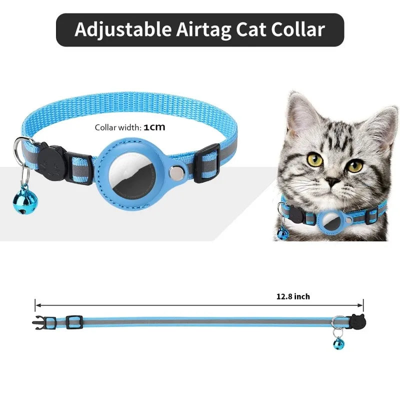 Reflective AirTag Case - Protective Collar for Dogs & Cats